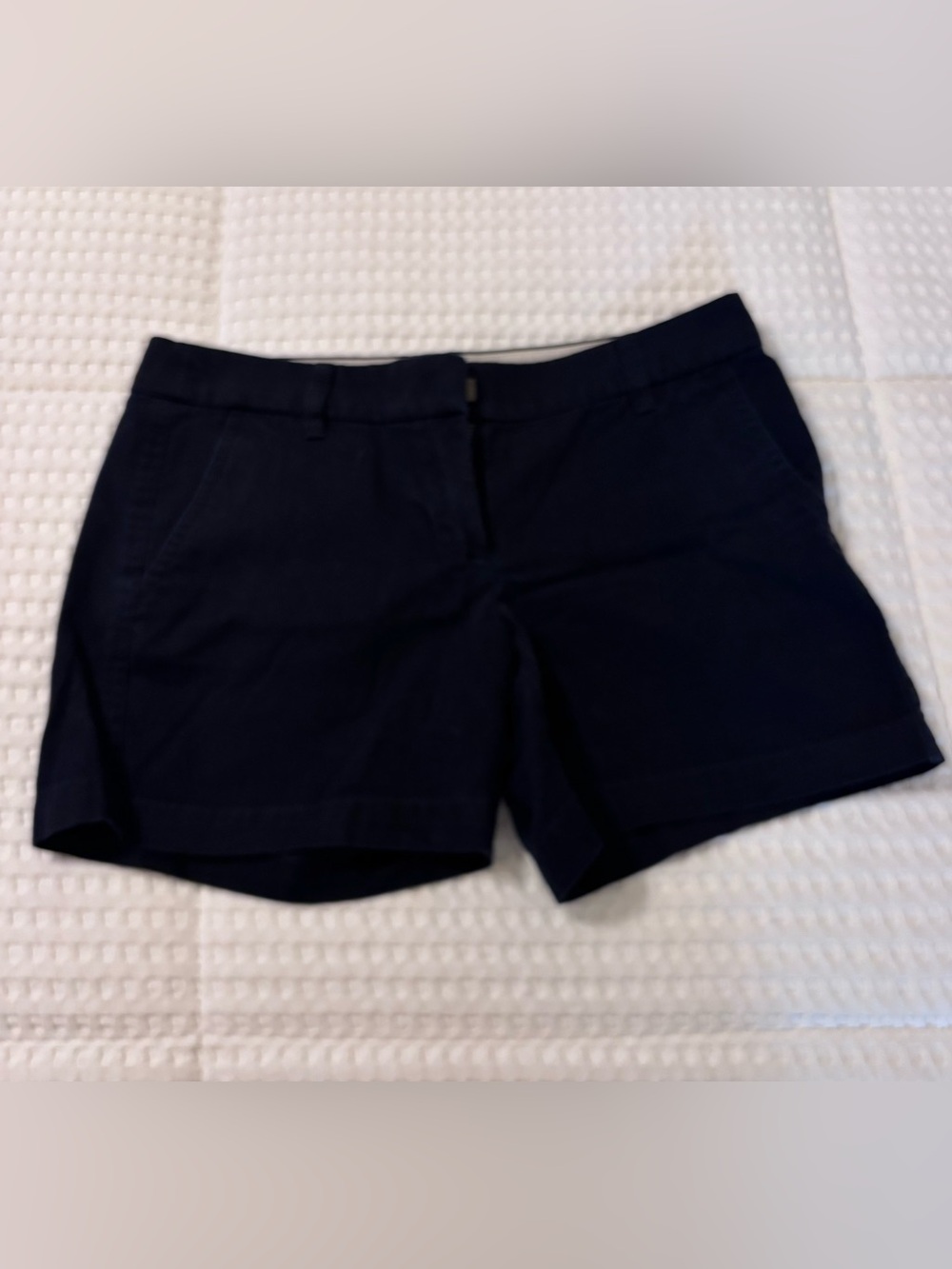 J. Crew Factory Classic 5" Black Chino Shorts